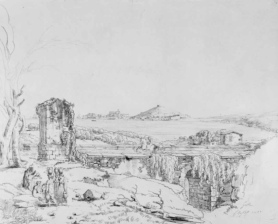 Luigi Basiletti-32-Veduta del golfo di Gaeta